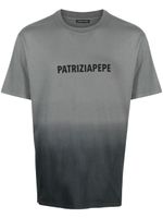 Patrizia Pepe t-shirt en coton à logo imprimé - Gris