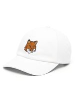 Maison Kitsuné casquette Bold Fox en coton - Blanc