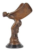 A BRONZE CAR MASCOT