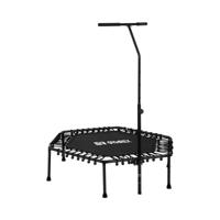Trampoline met een handgreep - max. 100 kg - zwart
