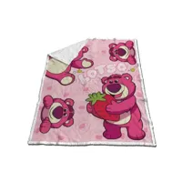 Toy Story Lotso Sherpa fleece plaid 130 x 170 cm - polyester