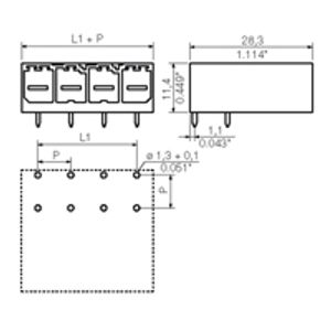 Weidmüller 1930270000 Male behuizing (board) BU/SU Totaal aantal polen: 2 Rastermaat: 7.62 mm Inhoud: 120 stuk(s)