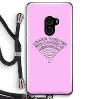 Home Is Where The Wifi Is: Xiaomi Mi Mix 2 Transparant Hoesje met koord