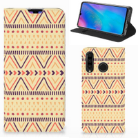 Huawei P30 Lite New Edition Hoesje met Magneet Aztec Yellow