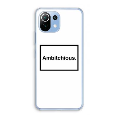 Ambitchious: Xiaomi Mi 11 Lite Transparant Hoesje