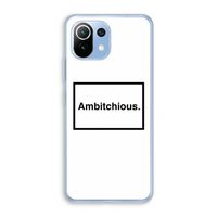 Ambitchious: Xiaomi Mi 11 Lite Transparant Hoesje
