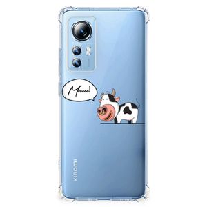 Xiaomi 12 Lite Stevig Bumper Hoesje Cow