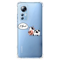 Xiaomi 12 Lite Stevig Bumper Hoesje Cow - thumbnail