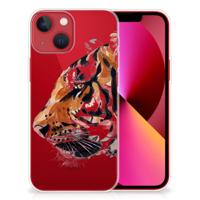 Smartphone hoesje Apple iPhone 13 Watercolor Tiger