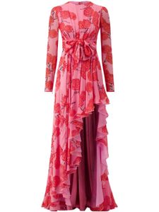 Giambattista Valli floral-print silk-georgette gown - Rose