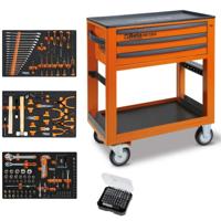 Beta BW 5000S O/3M Service wagen | Oranje | 3 laden | 189 delig Assortiment - 050006331