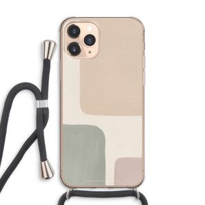 Geo #7: iPhone 11 Pro Max Transparant Hoesje met koord