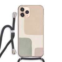 Geo #7: iPhone 11 Pro Max Transparant Hoesje met koord