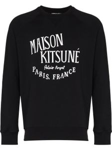 Maison Kitsuné sweat à logo imprimé - Noir