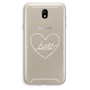 Best heart pastel: Samsung Galaxy J7 (2017) Transparant Hoesje