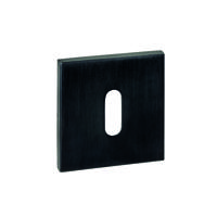 Sleutelrozetten verdekt 53x53x6mm PVD zwart