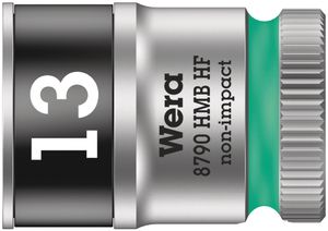 Wera 8790 HMB HF Zyklop Hand- en Machinedop, met 3/8"-aandrijving met vasthoudfunctie, 18.0 x 29.0 mm - 1 stuk(s) - 05003752001