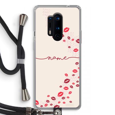 Kusjes: OnePlus 8 Pro Transparant Hoesje met koord