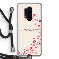 Kusjes: OnePlus 8 Pro Transparant Hoesje met koord