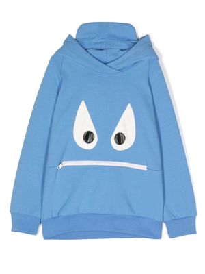 WAUW CAPOW by BANGBANG hoodie Dean à appliqué graphique - Bleu