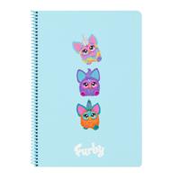 Notitieboekje Furby Hemelsblauw A4 80 Lakens