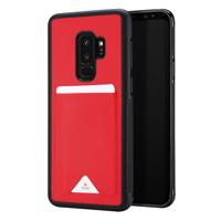 Samsung Galaxy S9 Plus | TPU Hoesje | Rood met Pashouder