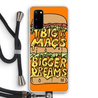 Big Macs Bigger Dreams: Samsung Galaxy S20 Transparant Hoesje met koord