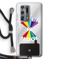 Het Leven Is Mooi: Huawei P40 Pro Plus Transparant Hoesje met koord