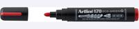 Artline permanent marker Drysafe 170 Eco-Green, 2 mm, ronde punt, rood