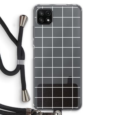 Rooster 2: Samsung Galaxy A22 5G Transparant Hoesje met koord