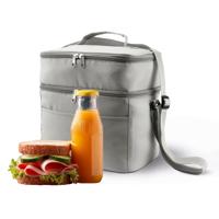 Koeltas Cook Concept - voor lunchpakket of drankjes - 13 liter - 26 x 19 x 26 cm - Draagband - Grijs