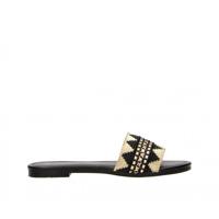Claudia Ghizzani - Zwart | Dames | Sandaal | Zwart | 37 | regular | Kamst mode