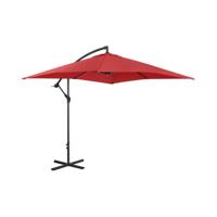 Parasol - Bordeaux - vierkant - 250 x 250 cm - kantelbaar