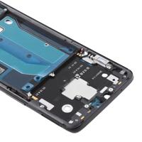 Voorzijde huisvesting LCD Frame Bezel plaat met Zijtoetsen voor OnePlus 6(Black)