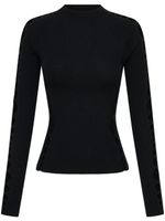 Dion Lee pull Snake Diamond Skivvy en laine - Noir - thumbnail