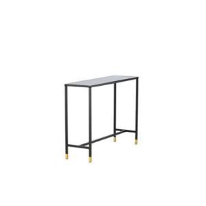 Fjôrd - Sidetable Zwart|Goud 100cm - Metaal - Dipp