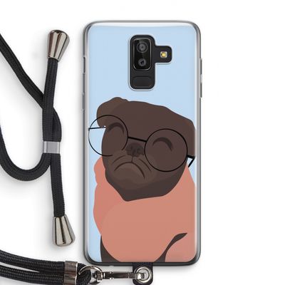 Ludo: Samsung Galaxy J8 (2018) Transparant Hoesje met koord