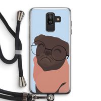 Ludo: Samsung Galaxy J8 (2018) Transparant Hoesje met koord