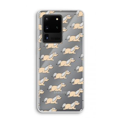 Ponys: Samsung Galaxy S20 Ultra Transparant Hoesje