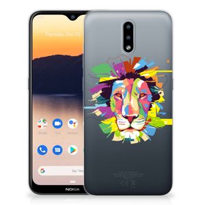 Nokia 2.3 Telefoonhoesje met Naam Lion Color