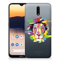 Nokia 2.3 Telefoonhoesje met Naam Lion Color