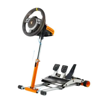 Wheel Stand Pro for Fanatec GT2/GT3/CSP/CSR/CSL - Orange - Deluxe V2