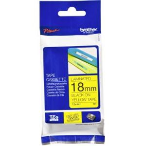 Brother printlint TZE-641 geel/zwart 18 mm