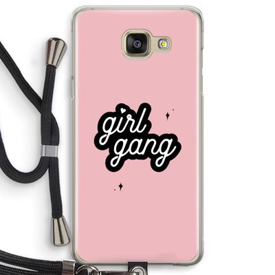 Girl Gang: Samsung Galaxy A5 (2016) Transparant Hoesje met koord
