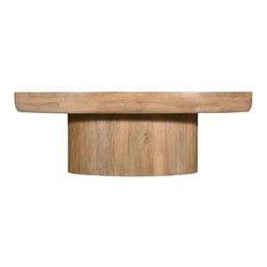 Giga Meubel - Salontafel Naturel - Ovaal - 120x65x39cm - Tess