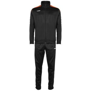 Hummel 105006 Valencia Polyester Suit - Black-Orange - XL