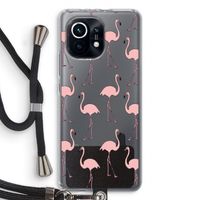 Anything Flamingoes: Xiaomi Mi 11 Transparant Hoesje met koord