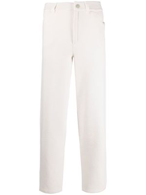 Barrie pantalon droit à taille haute - Tons neutres