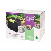 Velda Silenta Outdoor 4800 Luchtpomp - 65W, 25.000L Vijverbeluchting Pro Set met 2 XXL Luchtstenen