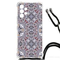 Samsung Galaxy A13 4G Anti-Shock Hoesje Flower Tiles